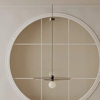 Modern chandelier 3d model