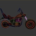 Motorcycle Two-wheeled Motorcycle Cross-country Motorcycle Road Race Motorcycle Motor Vehicle Transport 3d model