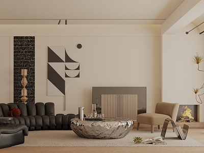 modern living room model