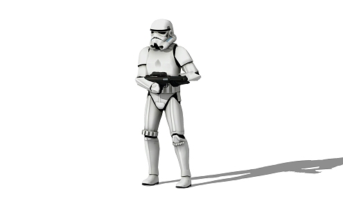 Modern Game Character Star Wars Empire Soldier 3d model