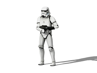 Modern Game Character Star Wars Empire Soldier 3d model