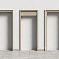 Door Cover Minimalist Door Frame Simple Door Cover 3d model