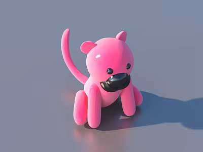 Cartoon toy animal doll 3d model Cartoon toy animal doll 3d model