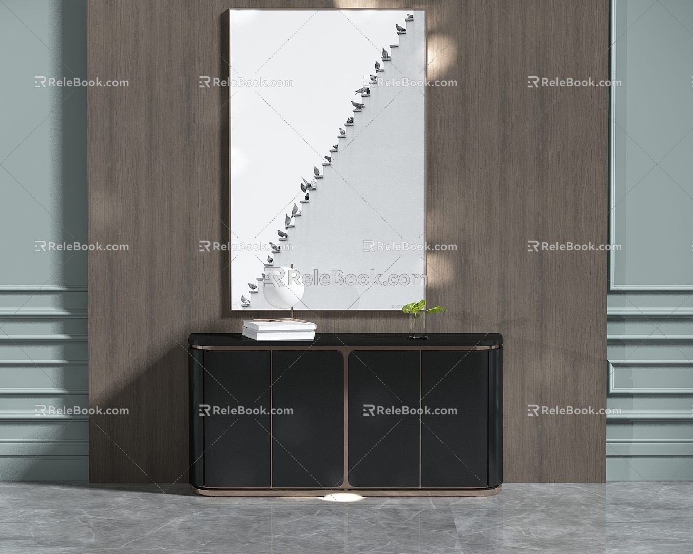 New Chinese Cabinet Combination 3d model