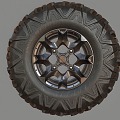 Modern tires car tires 3d model