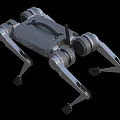 Advanced Industrial Quadruped Robot With Mechanical Legs For Inspection Work