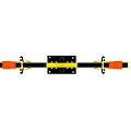 Yellow Duck Shaped Seesaw With Orange Seats And Spring Structure For Kids Playground