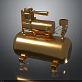 Golden Air Compressor Equipment With Motor Pressure Gauge And Storage Tank