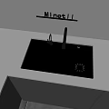 Minotli Modern Stainless Steel Kitchen Sink With Built In Faucet And Countertop Design