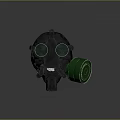 Gas Mask Science Fiction Gas Mask Gas Mask Respirator Breathing Mask Biochemical Mask Science Fiction Mask 3d model