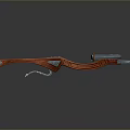 Crossbow Mechanical Crossbow Shift Bow and Arrow Shoot Far Equipment Weapons High-tech Crossbow 3d model