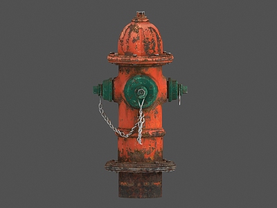 Industrial LOFT fire hydrant outdoor fire hydrant 3d model