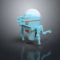 Robot Assistant Small Robot Butler Robot Butler Figure Game Figure 3d model