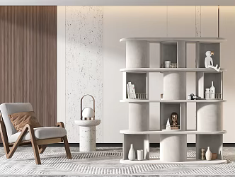 Quiet shelf partition 3d model