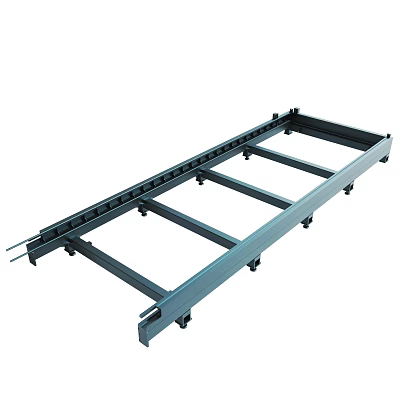 Tishi bridge ordinary plastic spray ladder type high pressure fire level bridge factory factory shopping mall cable bridge 3d model