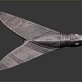 Insect Shaped Metal Craft With Carved Patterns And Dark Brown Glossy Finish