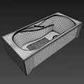 White Freestanding Bathtub With Sleek Modern Design Rectangular Shape And Smooth Surface