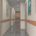 Elegant Modern Shopping Mall Store Interior With Display Shelves Counter And Seating Area