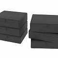 Dark Wooden Chest of Drawers with Three Drawers and Sleek Modern Design
