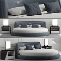 round bed 3d model