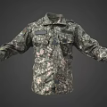 Modern Uniform Army Uniform Jacket Coat 3d model