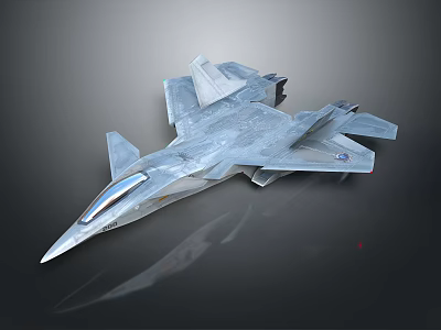 Advanced Futuristic Spacecraft With Aerodynamic Design For Deep Space Exploration Missions 3d model