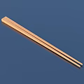 Practical Wooden Chopsticks Tableware Set Stored in Metal Bucket for Home Kitchen