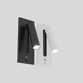 Modern Minimalist Cylindrical Wall Lights in Black and White Design for Indoor Use