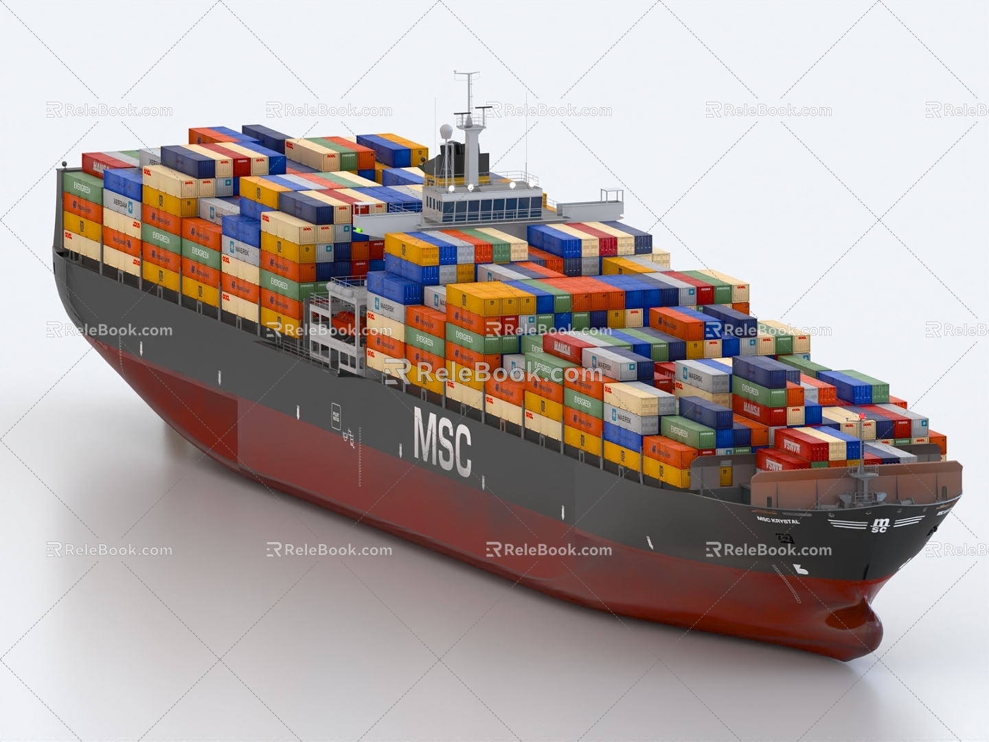 Container ship ship ship carrier tanker tanker cruise ship 3d model