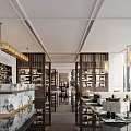 Elegant Hotel Lobby Interior With Marble Reception Desk Chandeliers Bookshelves And Sofas