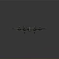 Military Camouflage Aircraft With Multi Engines And Red Blue Round Wing Markings