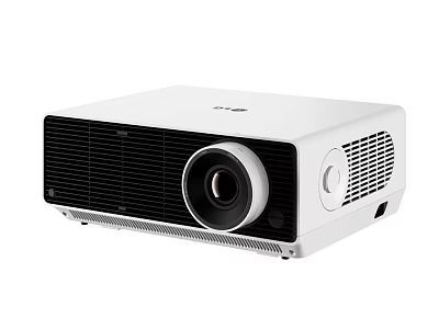 JVC White Projector With Projection Monitoring High Definition Display System 3d model