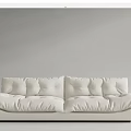 Modern double sofa 3d model