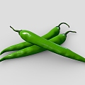 Pepper Green Pepper Cartoon Pepper Vegetable Cartoon Vegetable 3d model