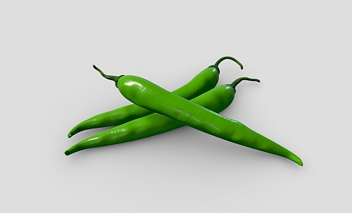 Pepper Green Pepper Cartoon Pepper Vegetable Cartoon Vegetable 3d model