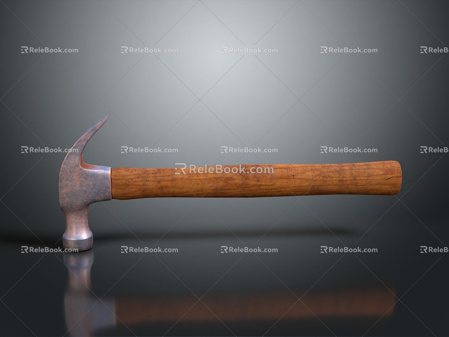 Hammer Horn Hammer Hammer Nail Rinker Hammer Hammer Hammer Hammer Rusty Hammer 3d model