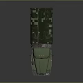 Six Wheel Military Cargo Truck With Green Canvas Cover And Off Road Tires