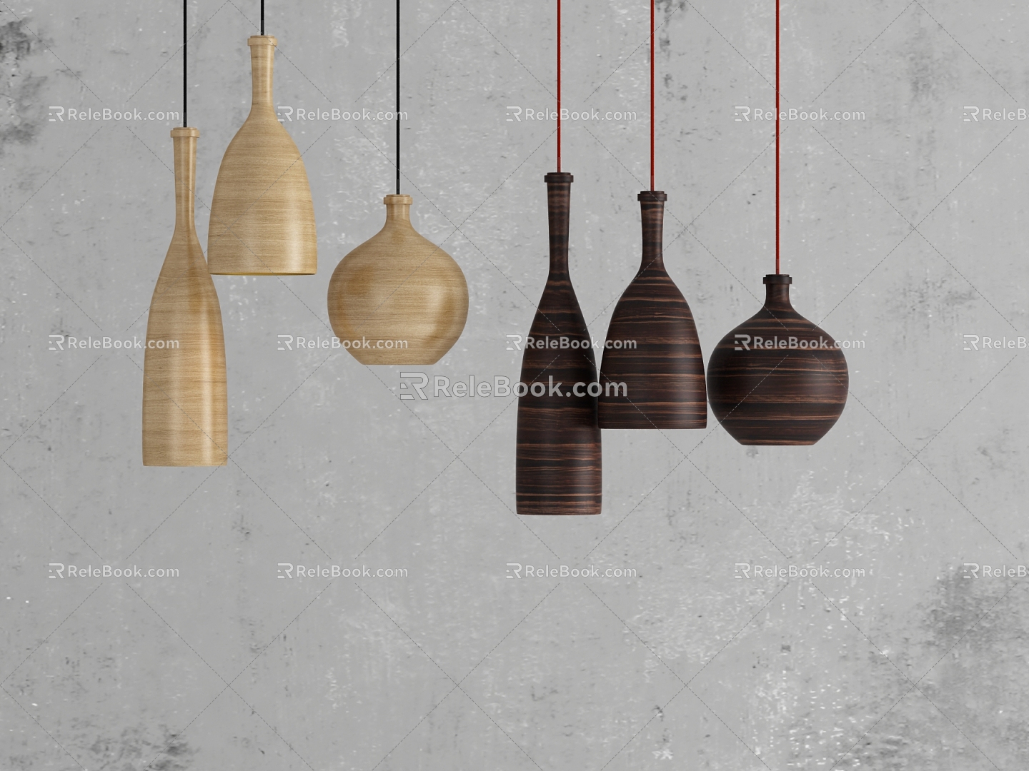 Nordic chandelier 3d model