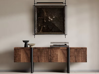 Quiet Wind Decorative Cabinet 3d model