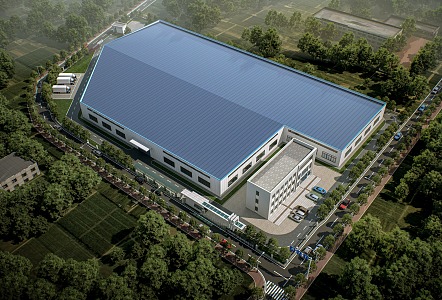 Modern Factory Building Special-shaped Factory Building 3d model