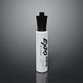 Exaver 100ml White Bottle With Black Top Portable Container For Daily Use