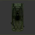 Green Military Armored Vehicle With Top Mounted Missile And Z Symbol Marking