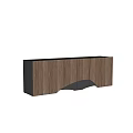 Modern Wooden Entryway Console Cabinet With Sleek Design And Ample Storage 3d model