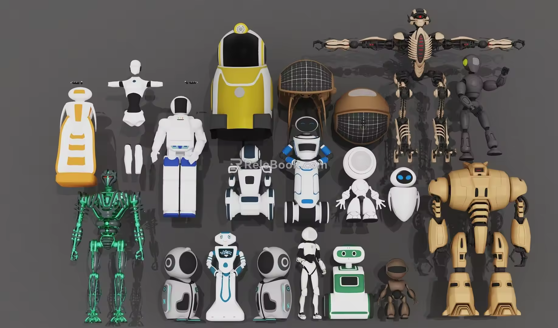 Robot Science Fiction Robot Intelligent Robot Artificial Intelligence Cyberpunk Robot Humanoid Robot 3d model