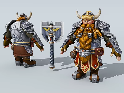 Modern Game Characters 3d model Modern Game Characters 3d model