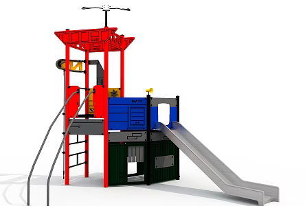 PE slide 3d model