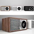 Modern audio sound combination 3d model