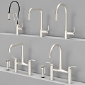 Light luxury faucet hardware component faucet 3d model