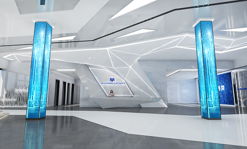 Enterprise Exhibition Hall Modern Exhibition Hall 3d model