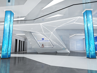 Enterprise Exhibition Hall Modern Exhibition Hall 3d model